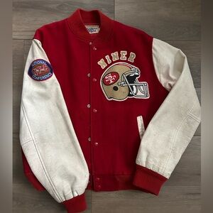 Vintage 49ers Varsity Jacket